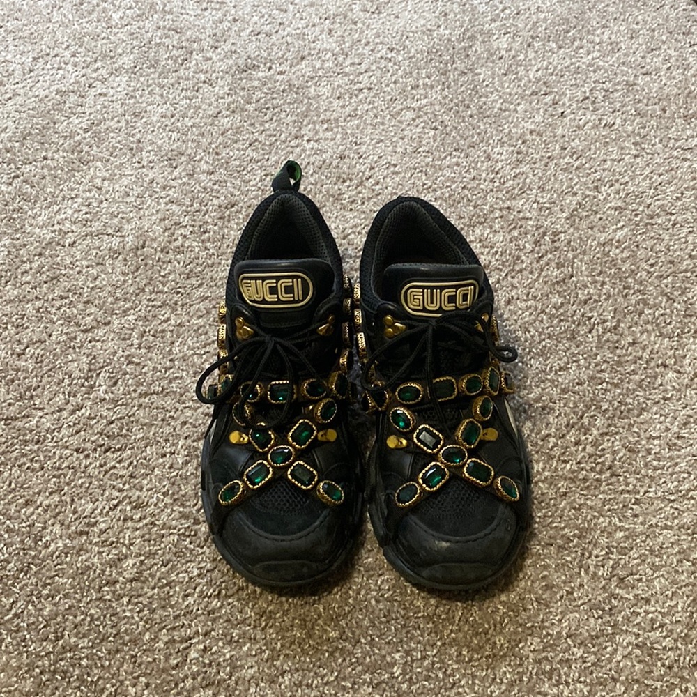Flashtrek sneakers with removable crystals.